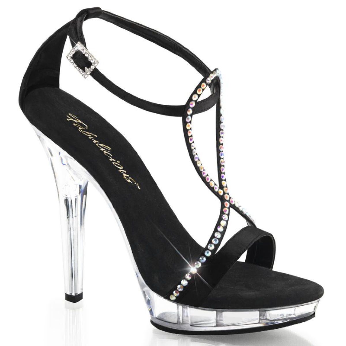 LIP156/BSA/C Luxusní černé sexy boty | LIP-156 Fabulicious LIP156/BSA/C Luxusní černé sexy boty | LIP-156 Fabulicious