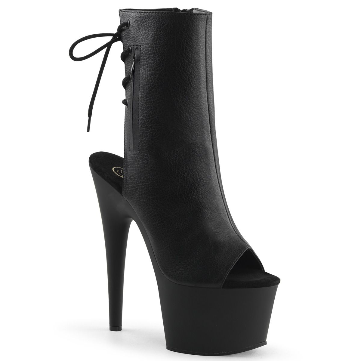 ADO1018/BPU/M Černé sexy kozačky | ADORE-1018 Pleaser