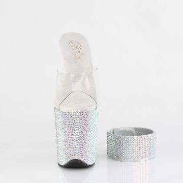 BEJEWELED-812RS boty Pleaser | BEJEWELED-812RS Pleaser - zepředu