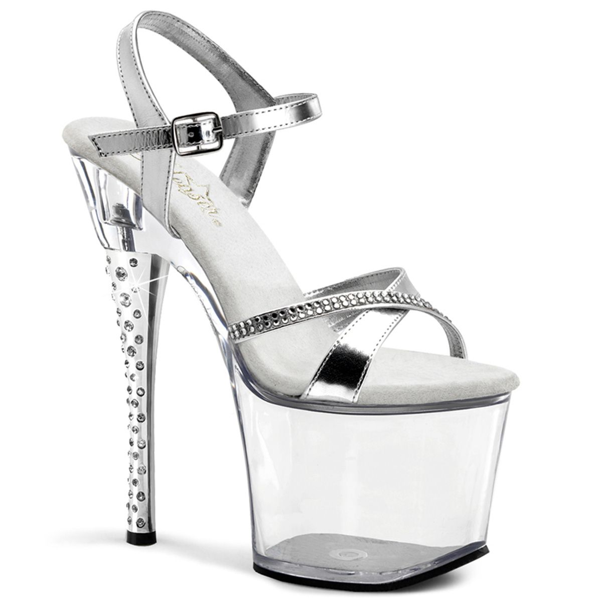 DIA715/S/C Sexy sandály na vysokém podpatku | DIAMOND-715 Pleaser