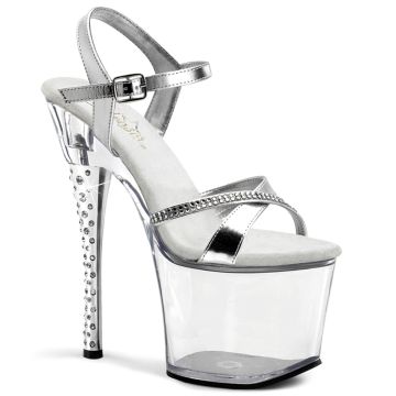 DIA715/S/C Sexy sandály na vysokém podpatku | DIAMOND-715 Pleaser