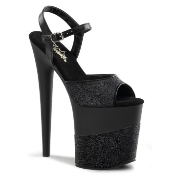 go-go dance FLAM809-2G/B/B-G Černé boty Pleaser