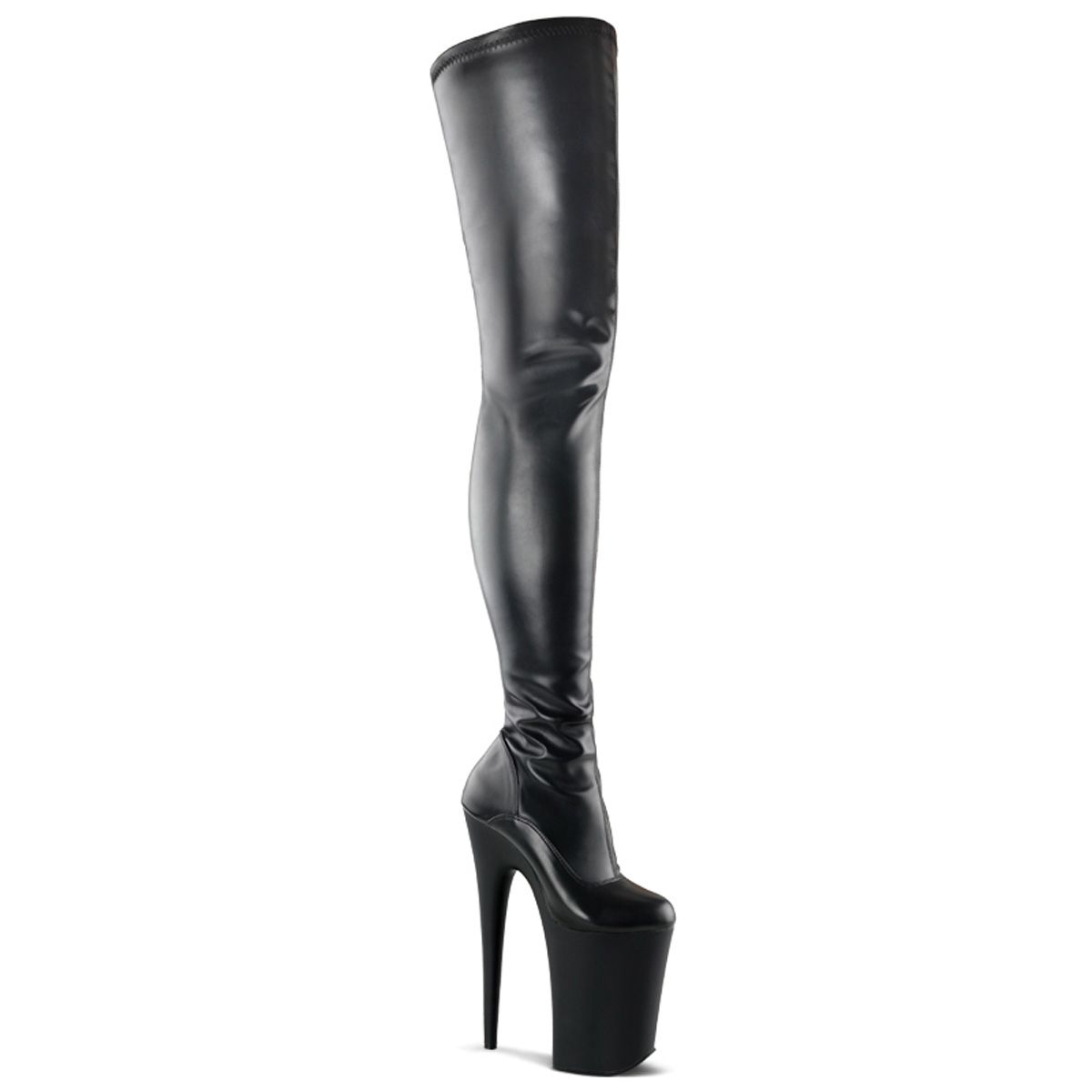 INF4000/BPU/M Černé erotické kozačky | INFINITY-4000 Pleaser