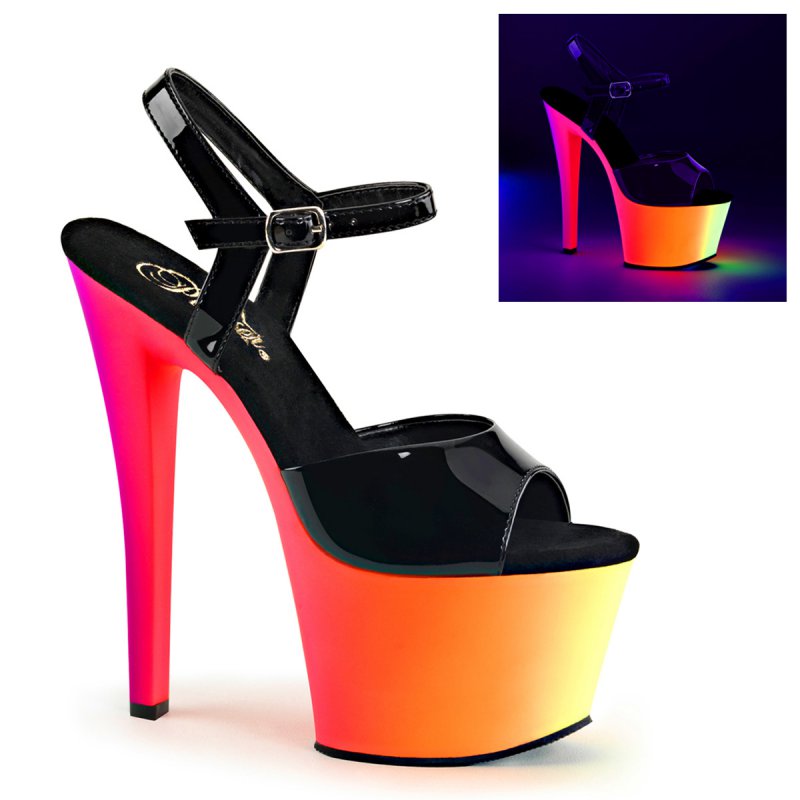 RAINBOW-309UV Svítící sexy boty