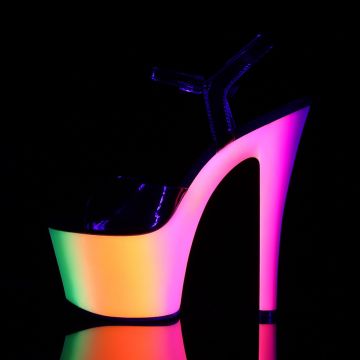 RAINBOW-309UV Svítící sexy boty | RAINBOW-309UV Pleaser - z vnitřku RAINBOW-309UV Svítící sexy boty | RAINBOW-309UV Pleaser - z vnitřku