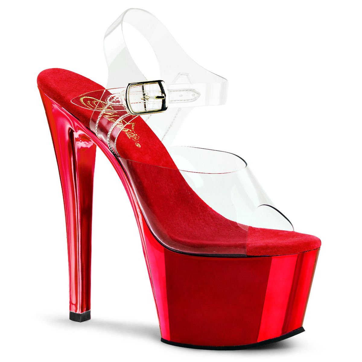 SKY308/C/RCH Červené boty Pleaser | SKY-308 Pleaser
