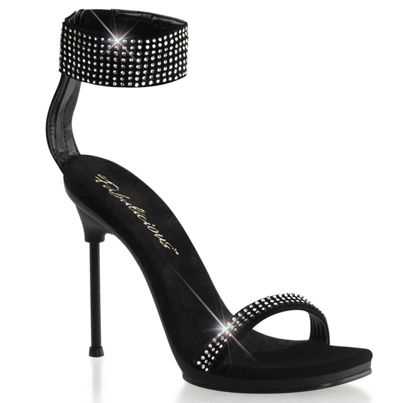CHIC-40 Černé sandály