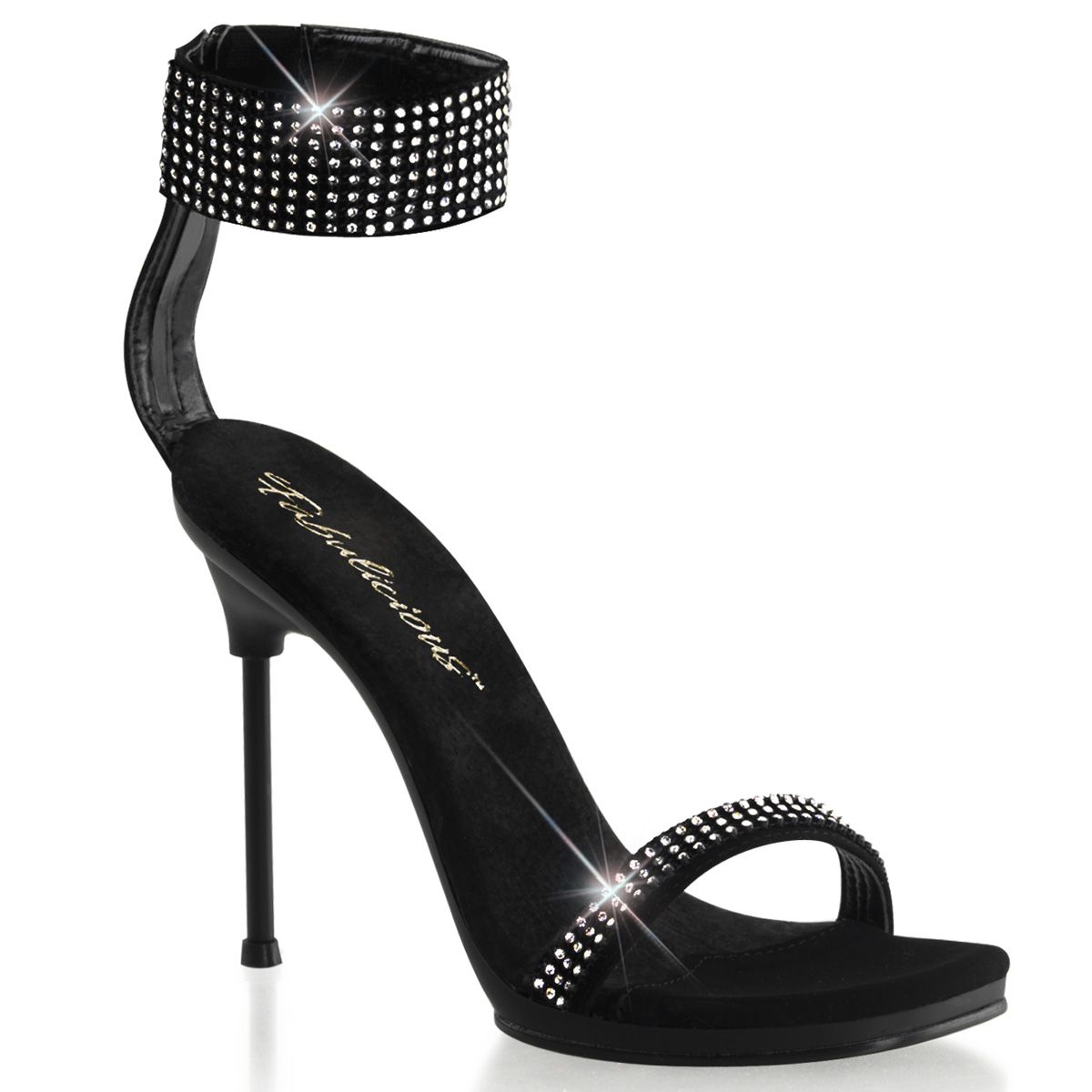 CHIC-40 Černé sandály | CHIC-40 Fabulicious