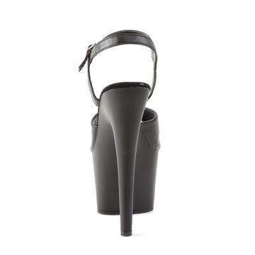 ADO709/BPU/M Černé sexy boty | ADORE-709 Pleaser - zezadu