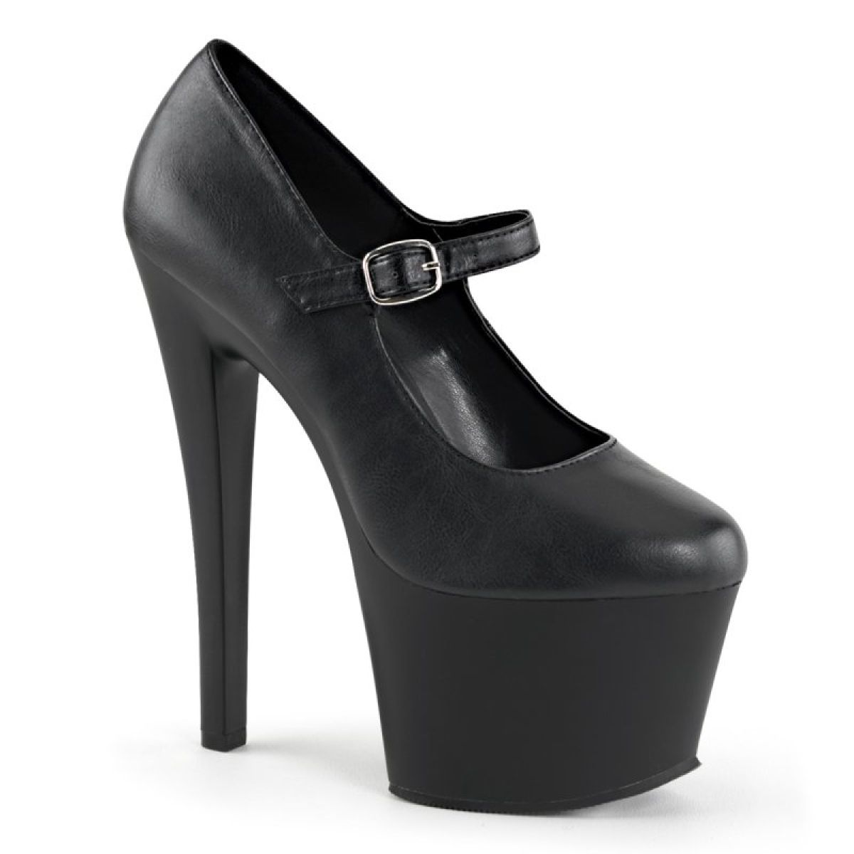 SKY387/BPU/M Černé sexy lodičky | SKY-387 Pleaser