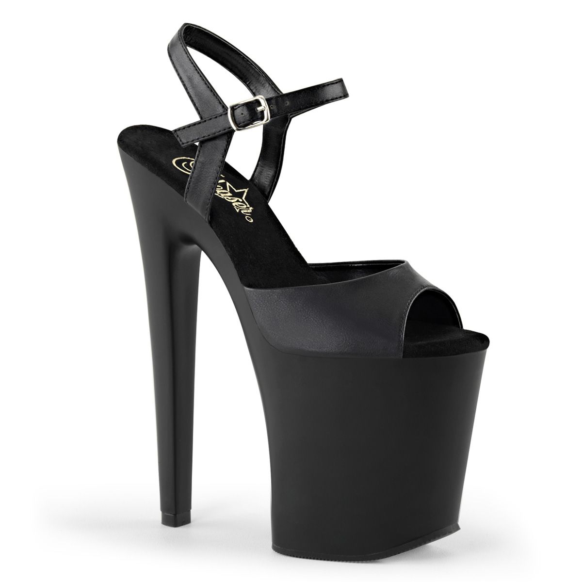 XTM809/BPU/M Černé boty Pleaser | XTREME-809 Pleaser