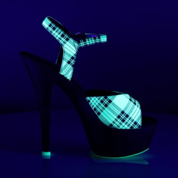 sandály Pleaser KISS209PL/NLMPU/B - z vnějšku