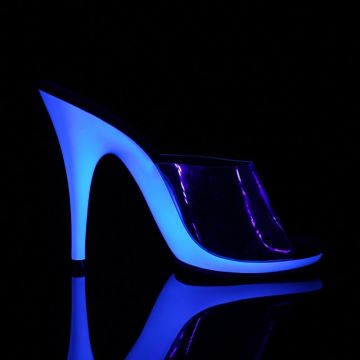 POISE501UV/C/NBL pantofle Pleaser | POISE-501UV Pleaser - z vnějšku POISE501UV/C/NBL pantofle Pleaser | POISE-501UV Pleaser - z vnějšku