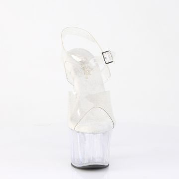 ADORE-708MMG sandály Pleaser | ADORE-708MMG Pleaser - zepředu ADORE-708MMG sandály Pleaser | ADORE-708MMG Pleaser - zepředu