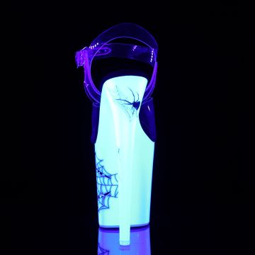 Pleaser FLAM808SW/C/NW - zezadu